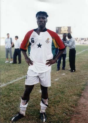 Joe Hendricks - he had a good afternoon in the Stars - Rwanda CAN 2004 qualifier in Accra